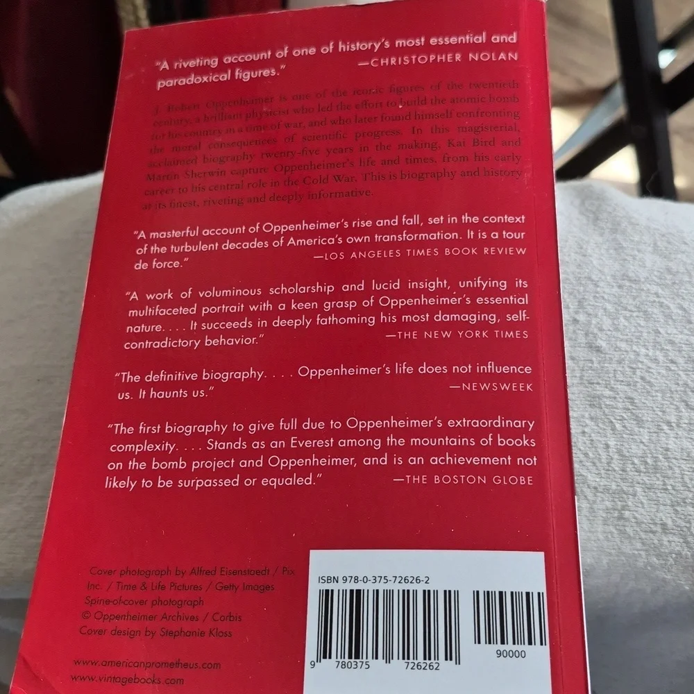 American Prometheus Paperback - Picture 2 of 3